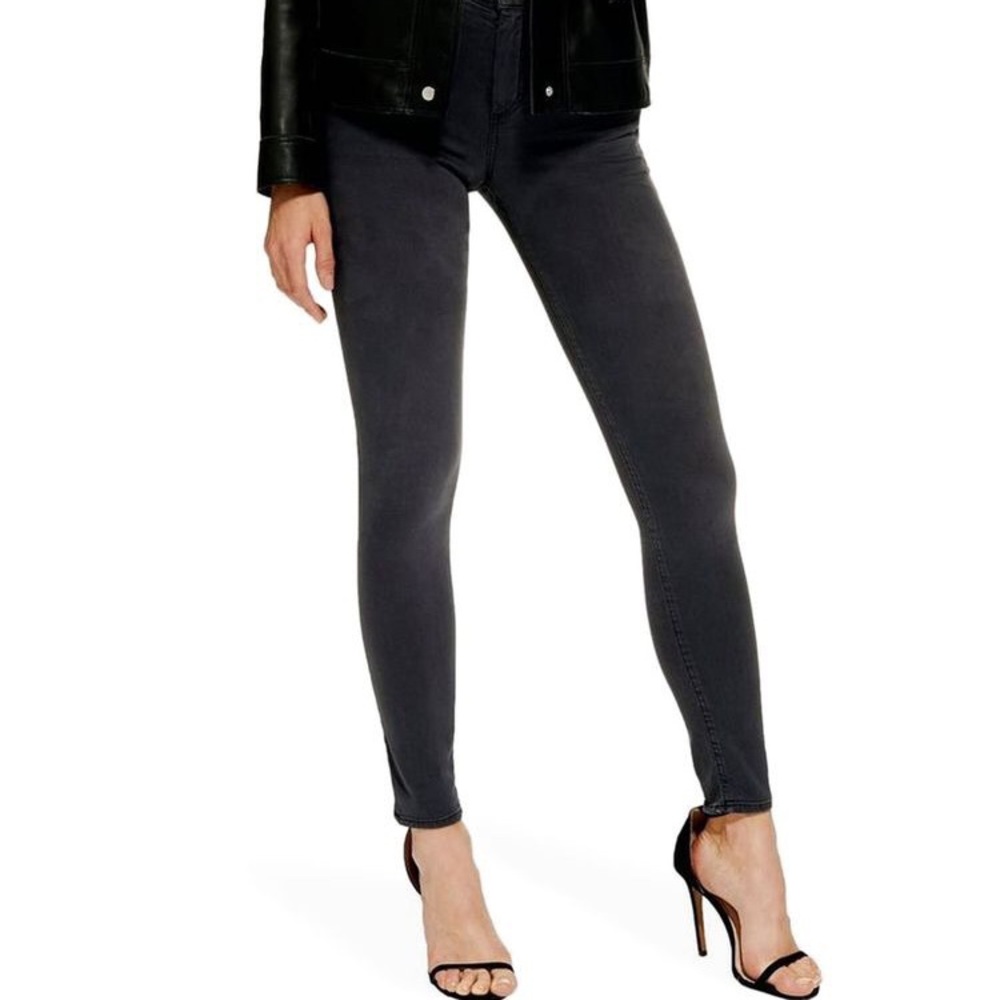 TopShop Moto Leigh black skinny jeans